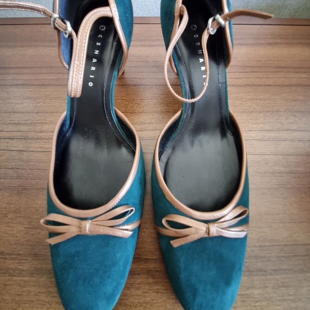 Emerald Green Heels